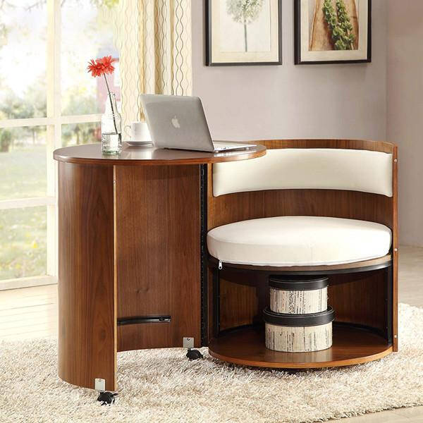 曲雅居可折叠旋转桌图片