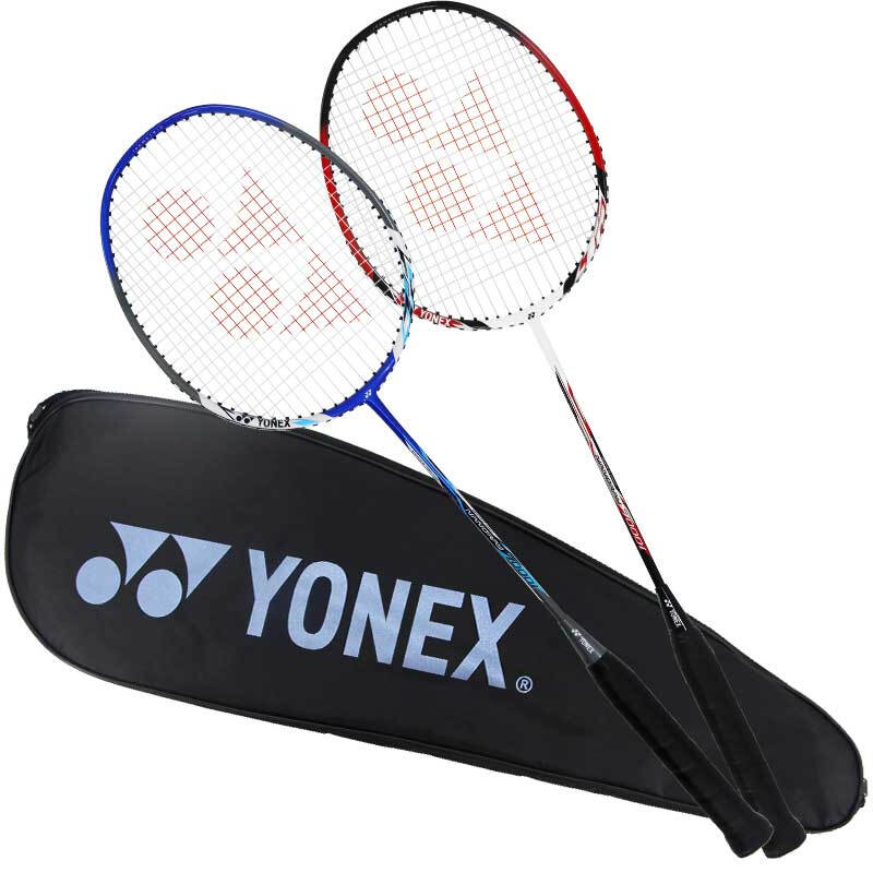 YONEX碳素一体训练羽毛球对拍