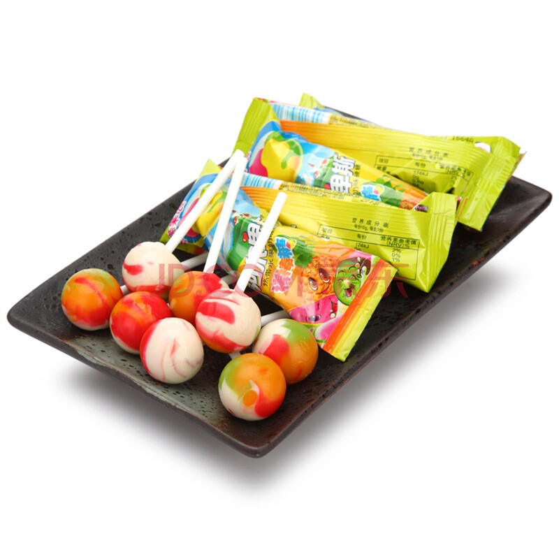 阿尔卑斯热带水果味硬糖棒棒糖200g