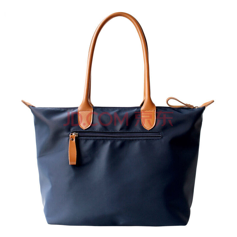 花间公主 仙鹤刺绣文艺单肩手提牛津纺包尼龙女包1719d005蓝色