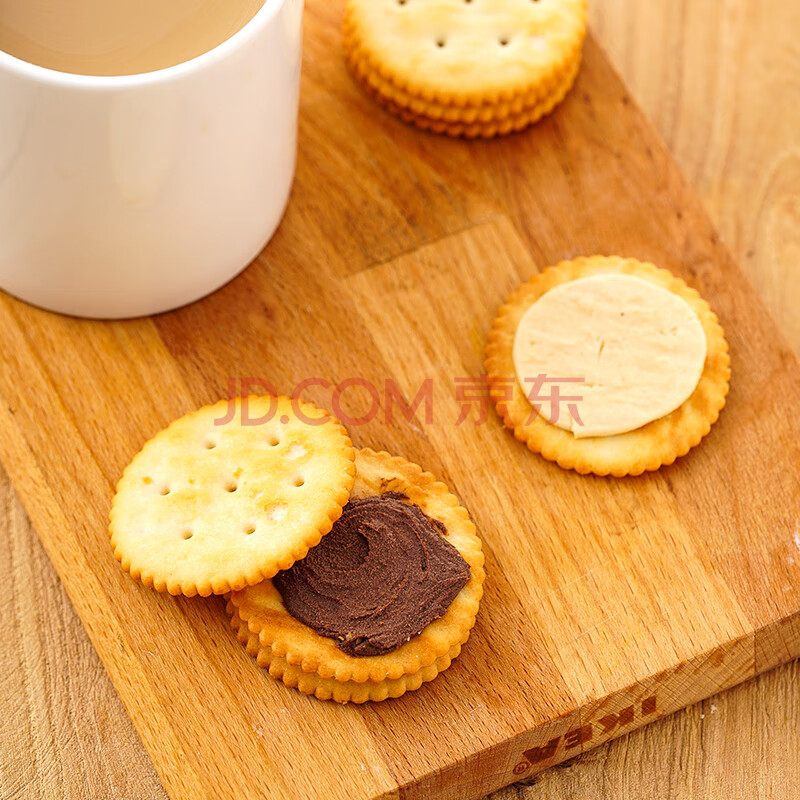 康师傅 3 2酥松夹心饼干蛋糕营养早餐办公室休闲零食小吃 花生巧克力