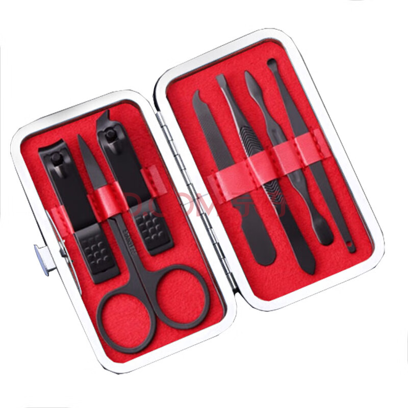 惠寻 指甲刀 7件套 家用指甲刀套装神器修脚钳美甲工具甲沟炎脚趾甲剪