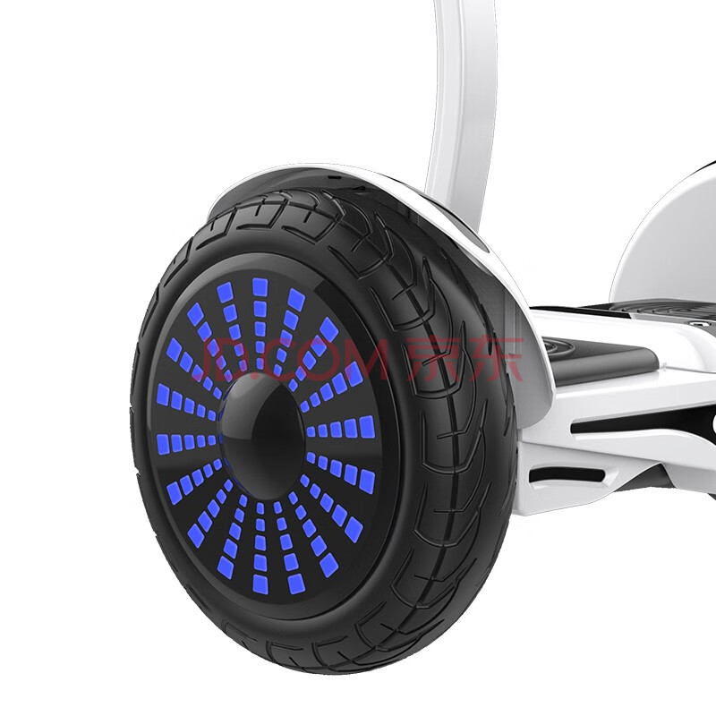 龙吟s9 平衡车儿童电动两轮成人双轮智能思维代步车带扶手体感车 白色