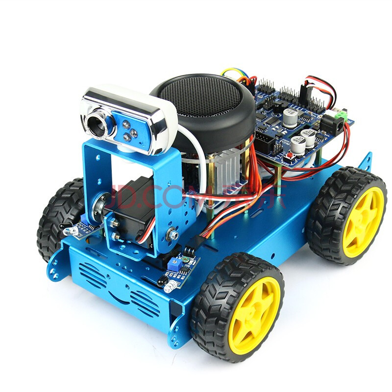 创乐博树莓派4b智能小车套件slam编程机器人opencv视觉导航python/c