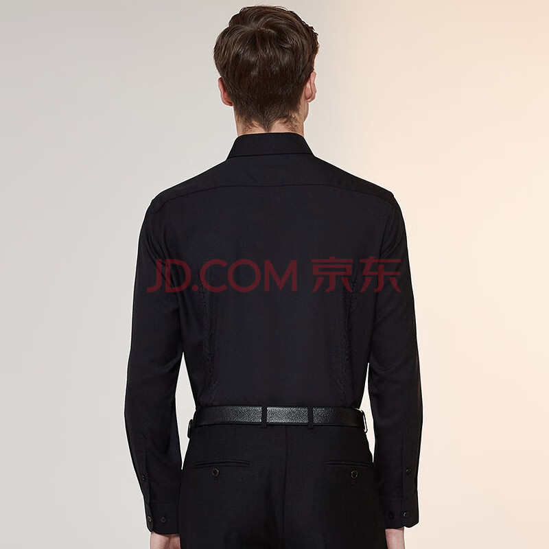 男装 衬衫 乔治白 giuseppe 男式黑色长袖衬衫 黑色 42商品价格: 280