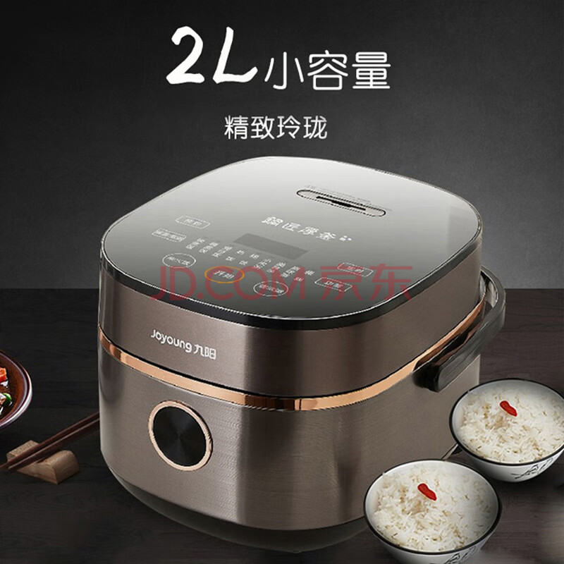 九阳(joyoung)电饭煲铜釜内胆2升l家用迷你小容量电饭锅预约触摸式