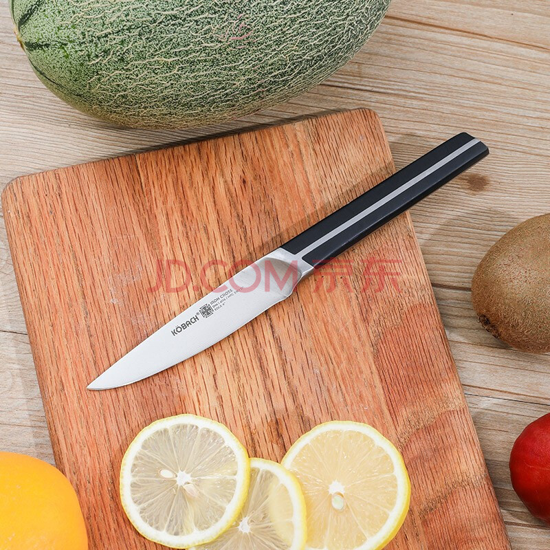 康巴赫勋章系列水果刀黑色
