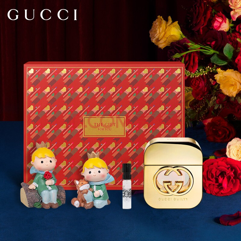 gucci)新年礼物情人节礼物送女友节日礼物香水女 罪爱女士淡香水礼盒