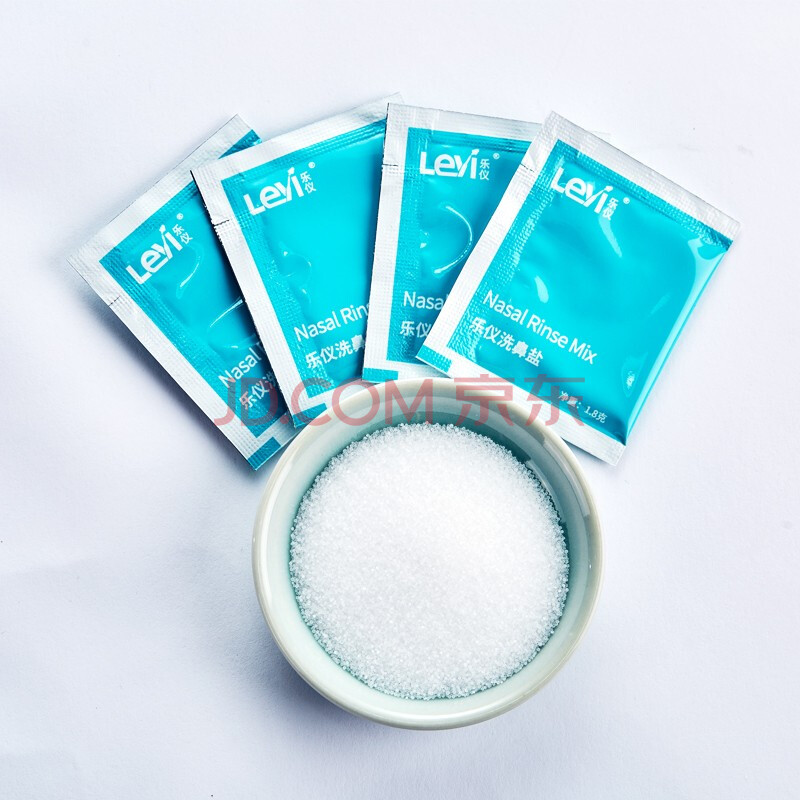 乐仪leyi 洗鼻盐 洗鼻器专用洗鼻盐1.8g*60包*3盒