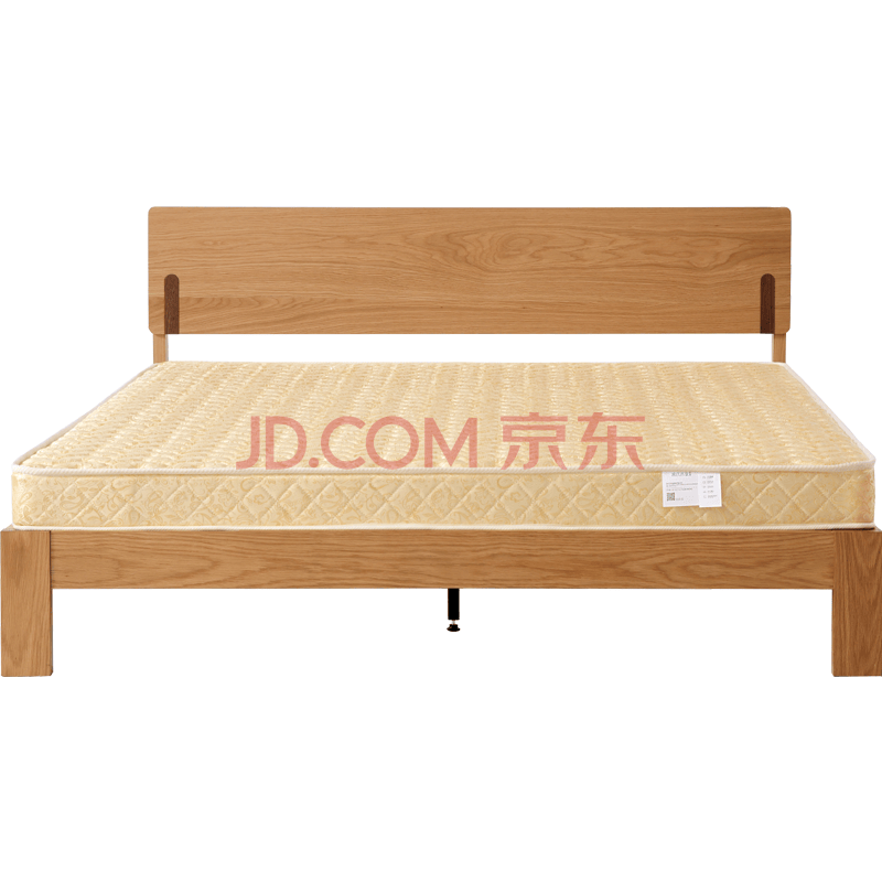 林氏木业实木床双人床日式床1.5米1.