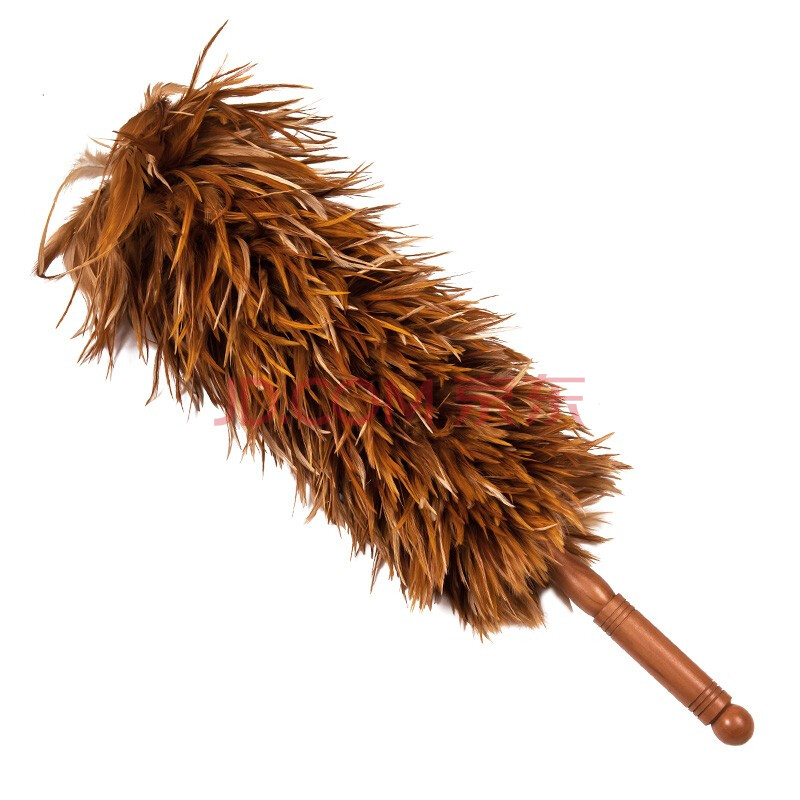 家用车用鸡毛掸鸡毛扫汽车鸡毛毯子除尘掸子 木柄项羽加密款商品价格