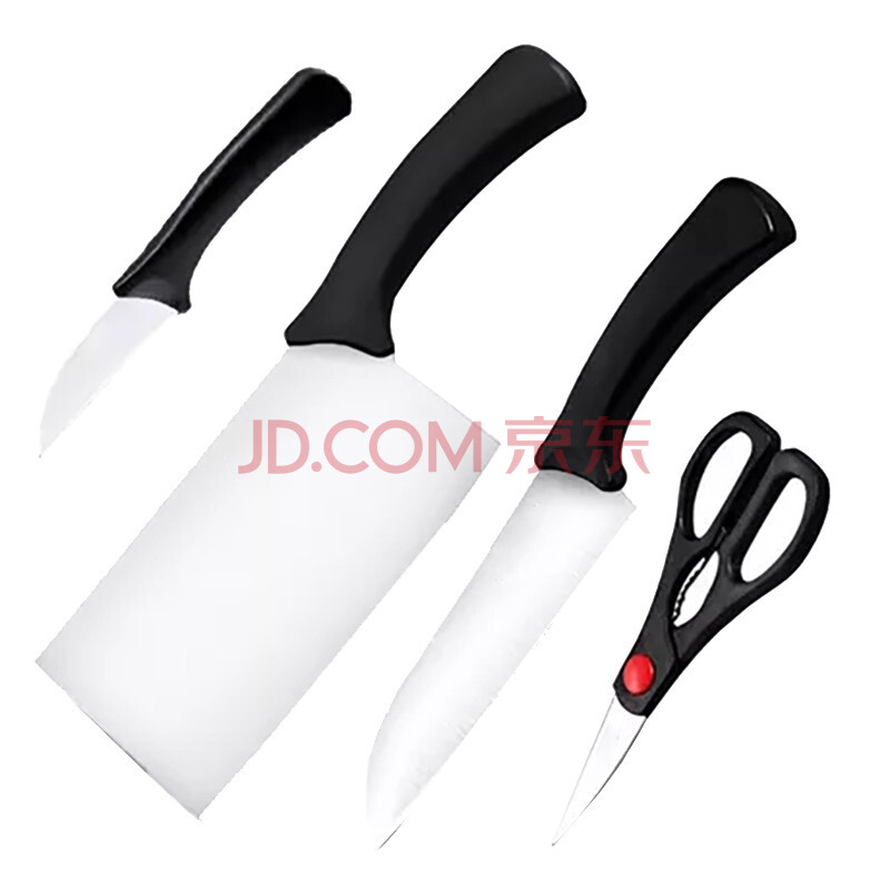 寒铁 刀具四件套 切片刀 水果刀 多用剪 多用刀