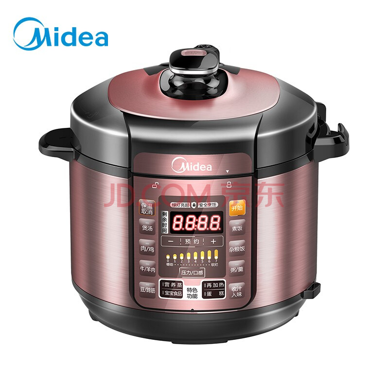 美的(midea)电压力锅智能预约高压锅电饭锅 电饭煲 开盖煮组合式菜单