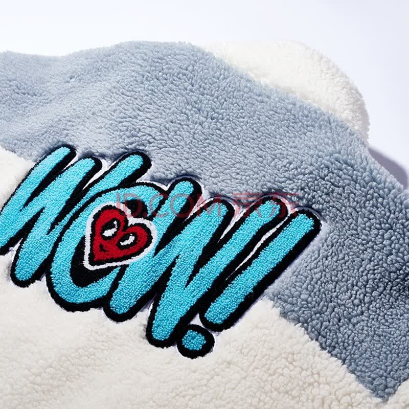 happy heart 查尔斯桃心 夹克男女情侣款 抽绳大口袋爱心羊羔绒抓绒