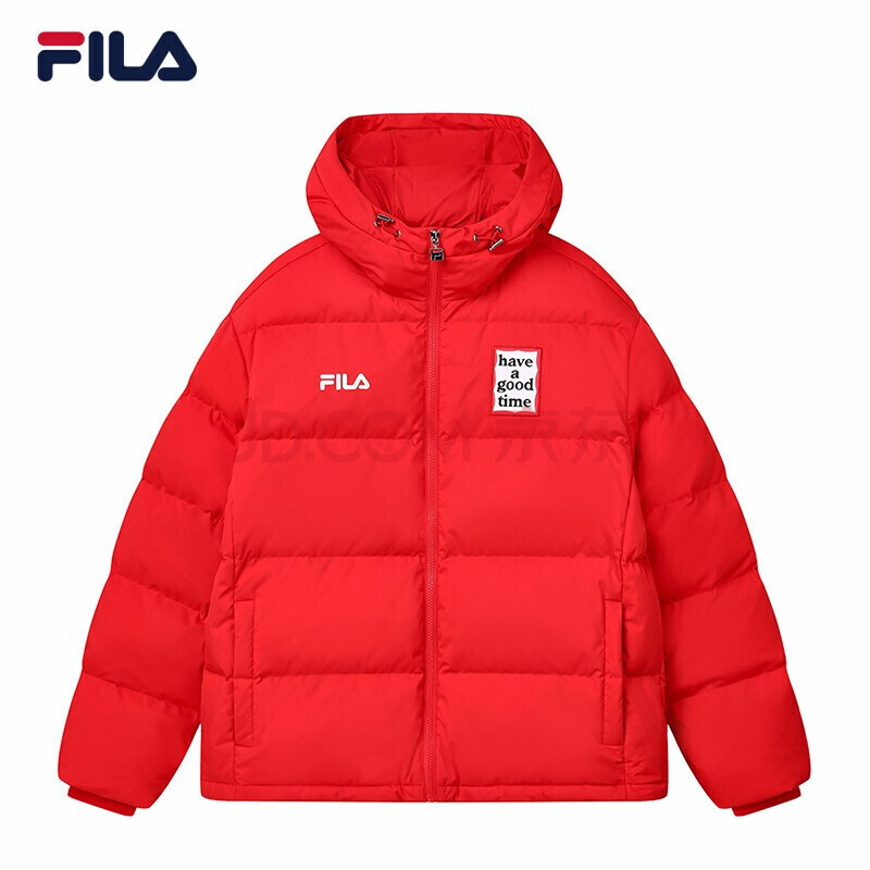 fila x have a good time斐樂男女裝情侶羽絨服冬季連帽長袖外套保暖