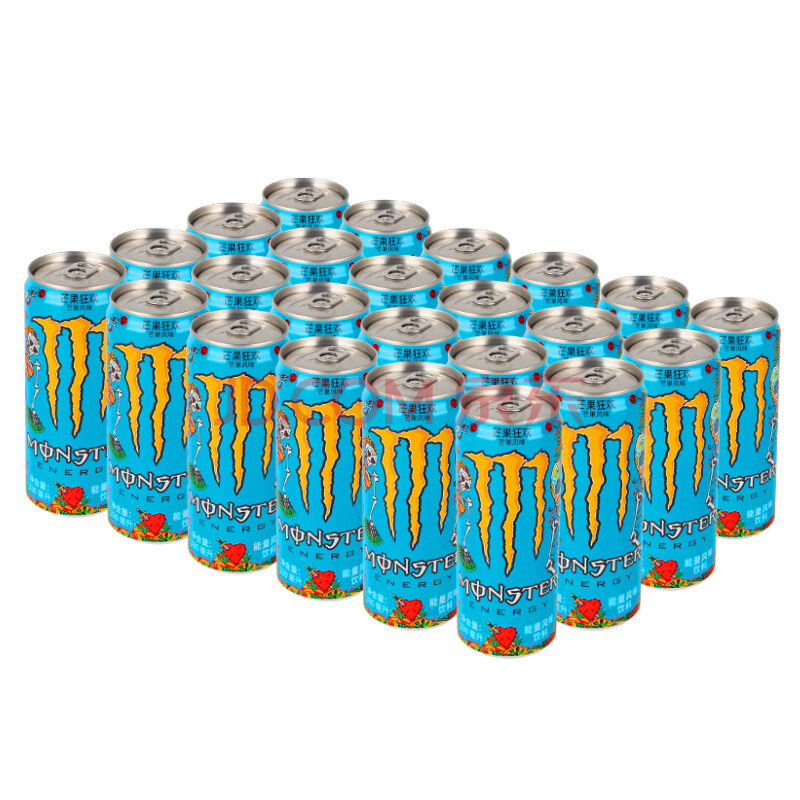 monster 魔爪 芒果味风味饮料 维生素饮料 运动饮料 330ml*24罐 整箱