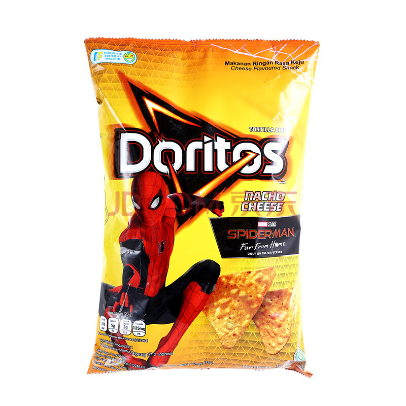 印尼进口 多力多滋芝士味玉米片 休闲零食 160g