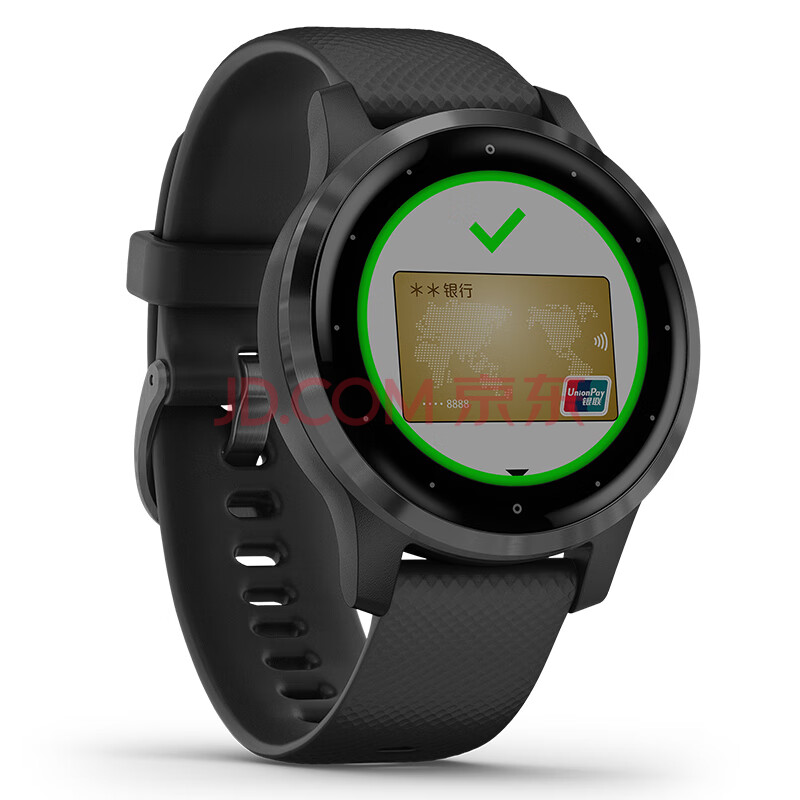 佳明(garmin)garminactive s 魔力黑小码光学心率血氧音乐支付高尔夫