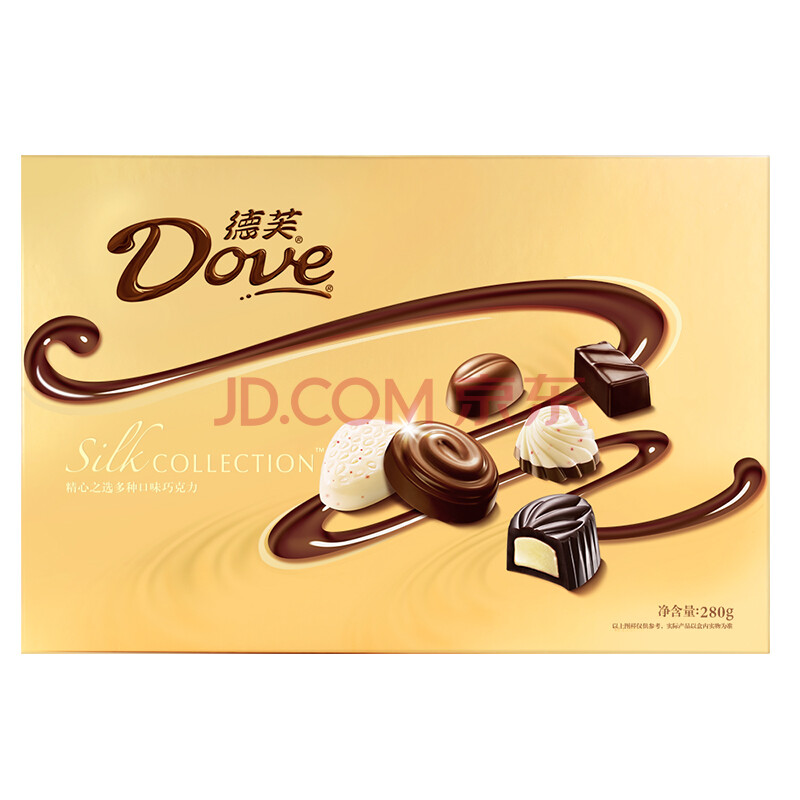 德芙dove 德芙精心之选280g 1箱
