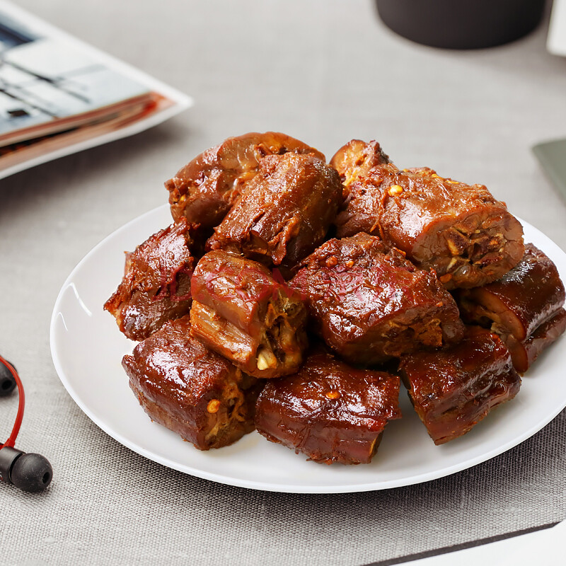 周黑鸭 卤鸭脖 麻辣微甜休闲零食 锁鲜气调盒装200g