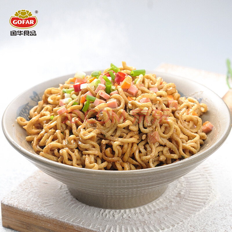 国华食品 gofar 浓香肉蓉味武汉热干面干拌面武汉特产泡面碗面方便面