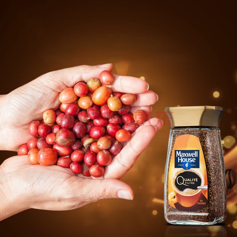 麦斯威尔 maxwell house 麦斯威尔金咖咖啡 100g
