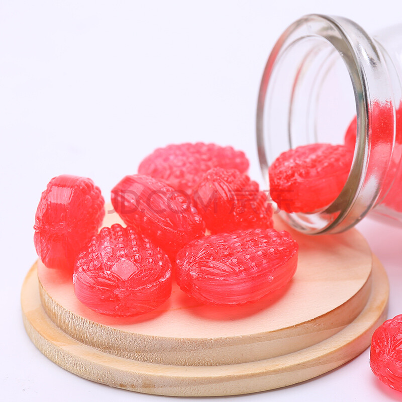 日本进口 秋山 草莓果汁糖 110g 休闲零食品