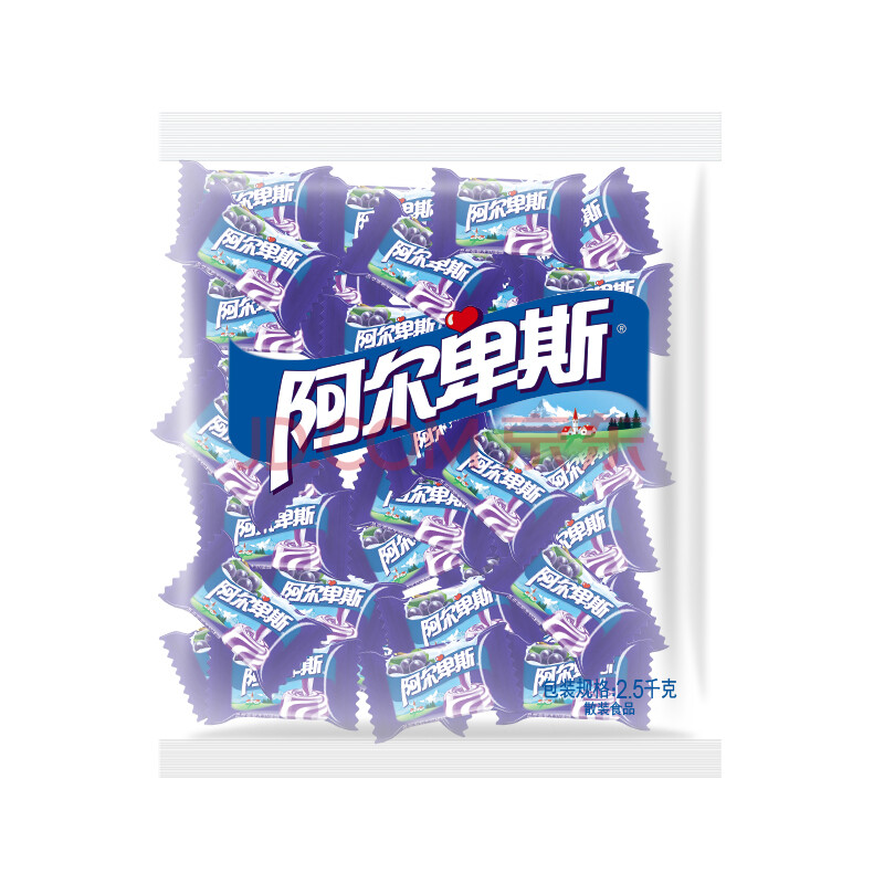 阿尔卑斯(alpenliebe) 晶莹葡萄牛奶硬糖 2.