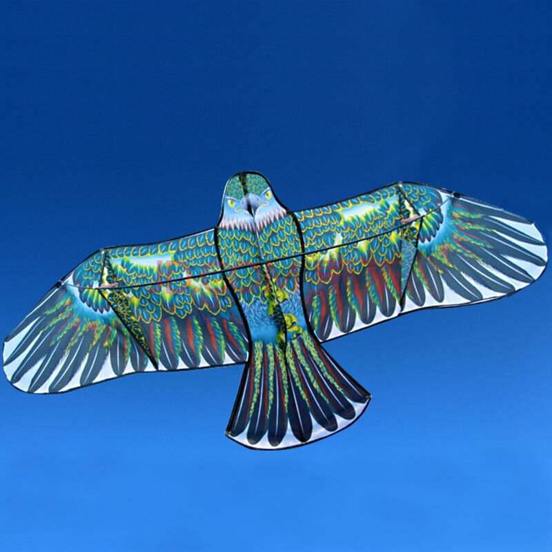 潍坊风筝 线轮配件 儿童户外玩具 玻璃钢杆老鹰风筝 带风筝线轮含100m