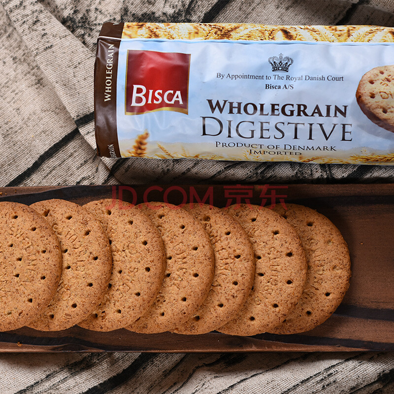 丹麦进口茱莉斯全麦消化饼饼干400g