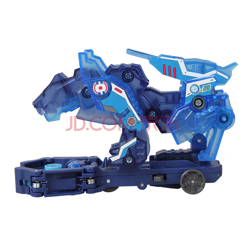 爆裂飞车儿童玩具磁性对战机器人自动变形车强袭系列绝地雄狮683121