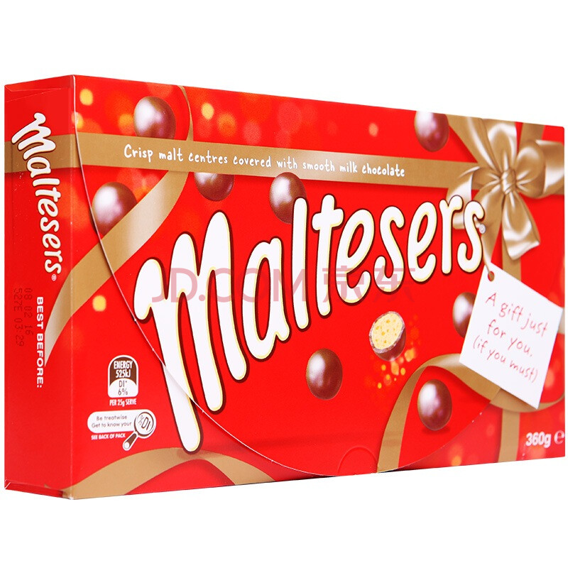 德芙dove麦提莎麦芽脆心牛奶巧克力(盒装)360g