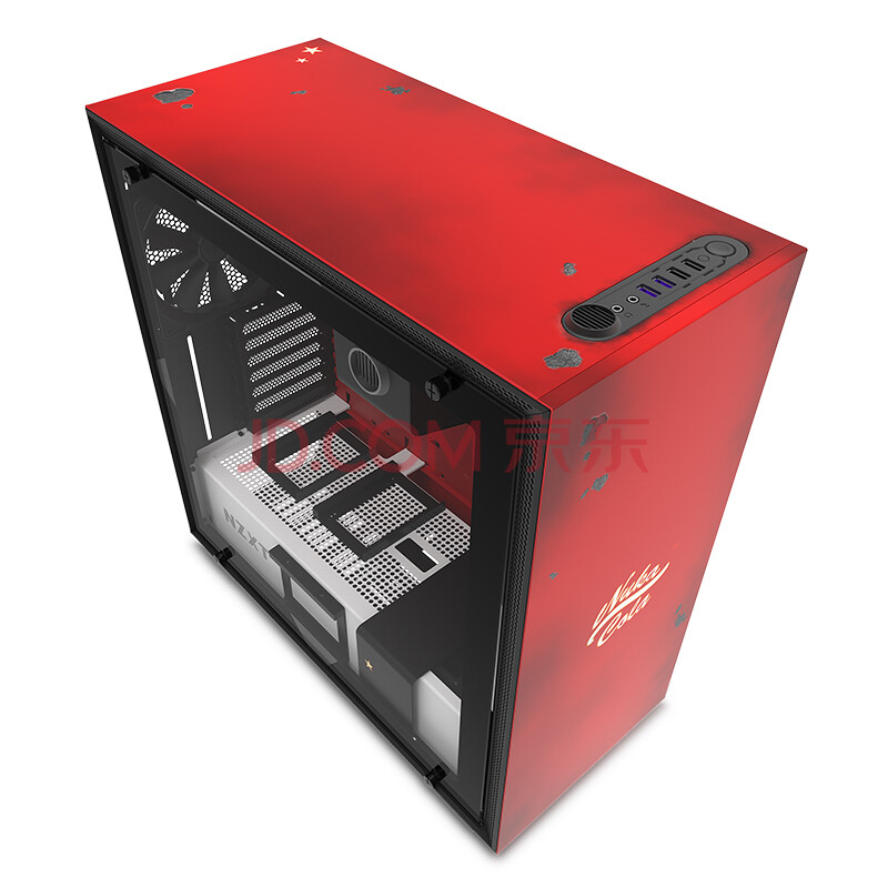 恩杰nzxt h700 nuka-cola crft限量版atx机箱(核子可乐主题/《辐射》