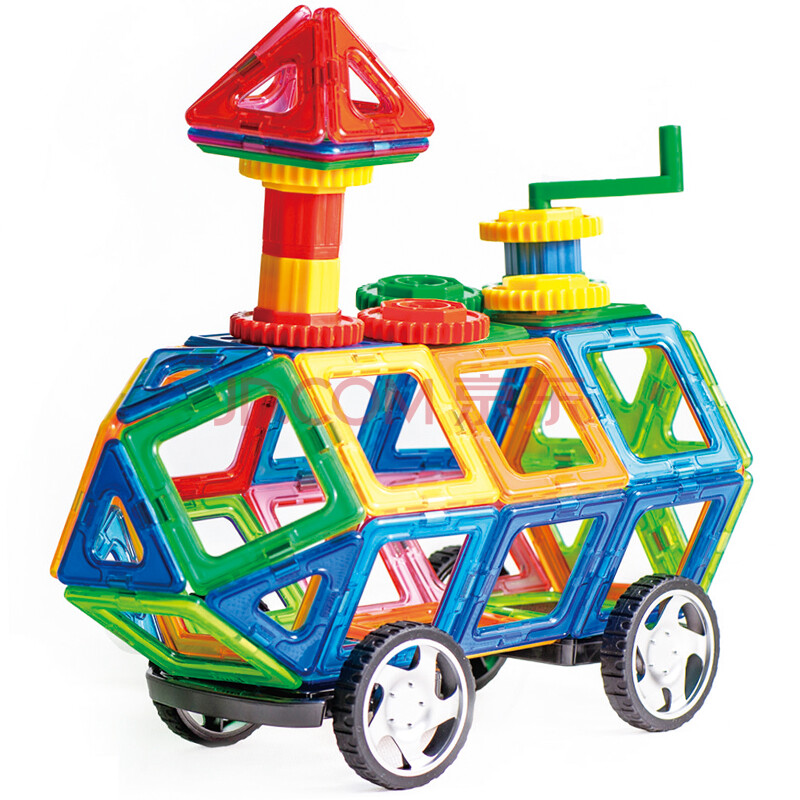 优彼(ubbie)能动磁力片积木 100片装 百变提拉磁性积木 环保abs材质