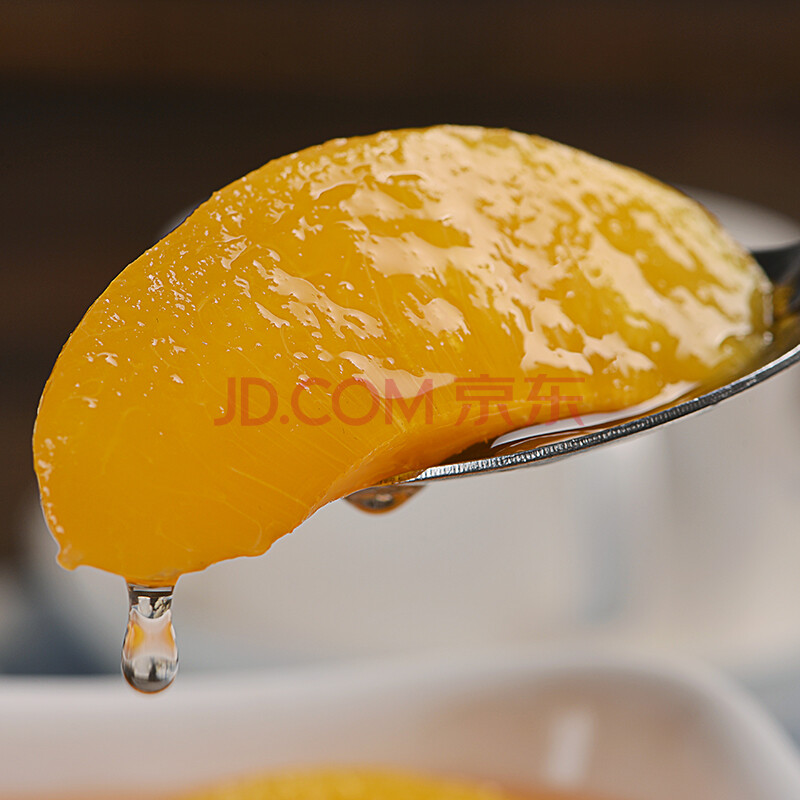 【京东超市】零点零五度 蜂蜜黄桃水果罐头 方便食品 300g