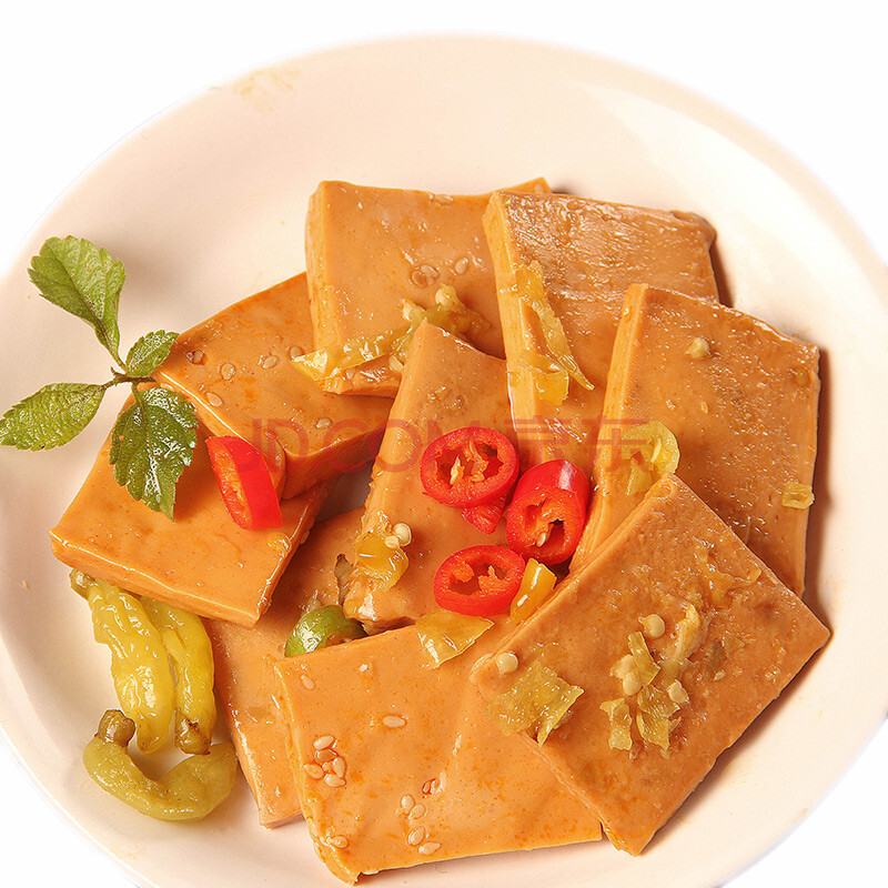 【京东超市】爽口佳 泡椒味爽口豆干 休闲零食豆干 25g*20包/袋