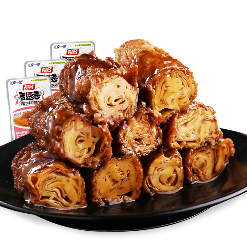 祖名 豆腐干 肉汁味香逗卷500g/袋 休闲零食 开袋即食