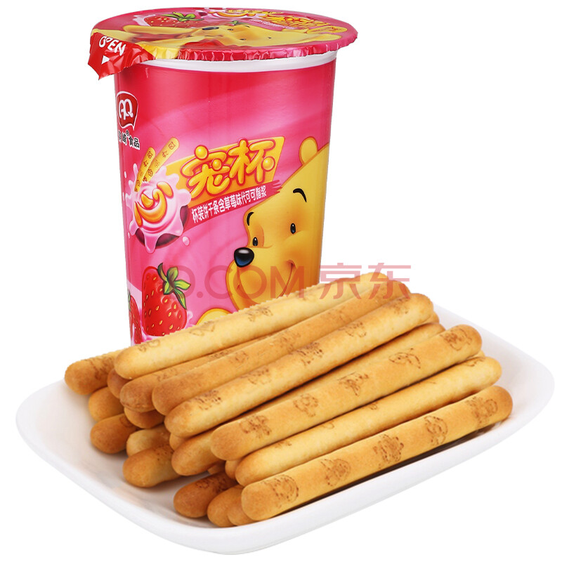 【京东超市】滨崎迪士尼 草莓味心宠杯45g*6