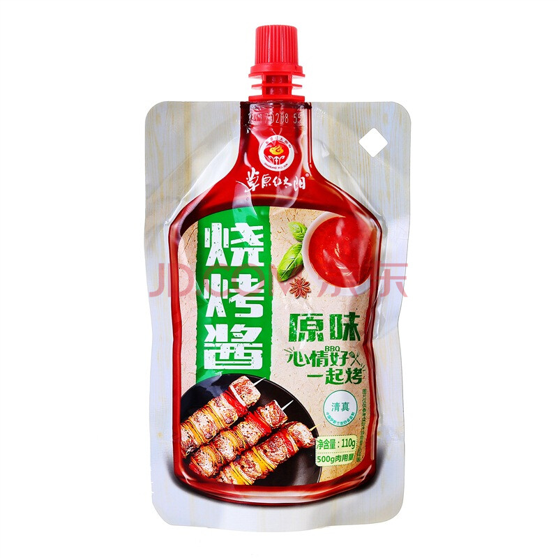 草原红太阳 bbq烧烤酱 原味烤肉酱110g