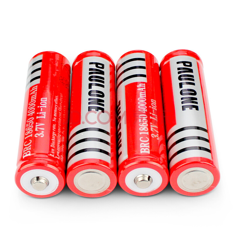 paulone 511tribe系列强光手电筒电池18650充电锂电池37v 四节锂电池