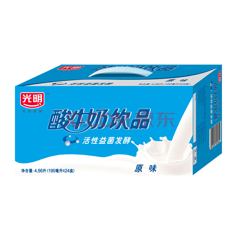 【京东超市】光明 酸奶酸牛奶饮品(原味)190ml*24盒
