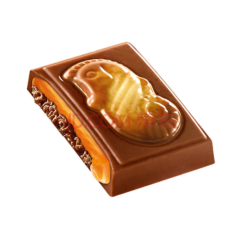 【京东超市】比利时进口 guylian吉利莲 焦糖夹心巧克力小排块36g