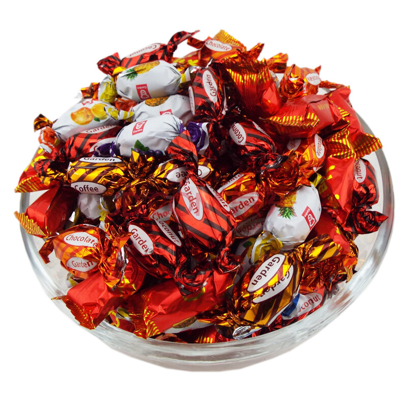 嘉顿 糖果零食年货喜糖 夹心硬质糖果 什锦糖350g