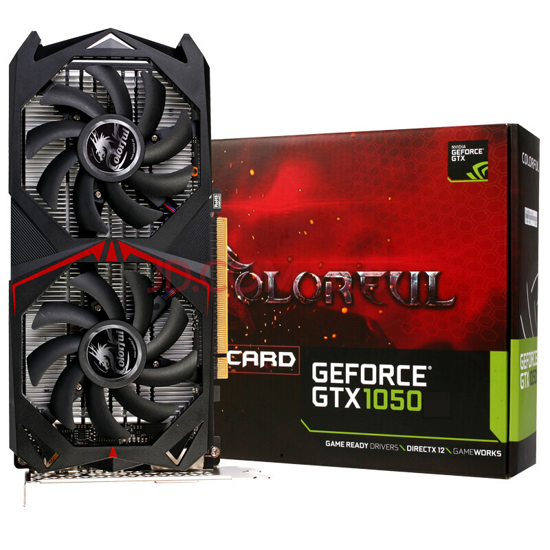 七彩虹(colorful)战斧gtx1050-2gd5 gtx1050 1379-1493mhz/7000mhz 2g