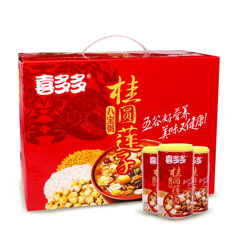 【京东超市】喜多多(xiduoduo)喜多多桂圆莲子八宝粥360g 方便速食