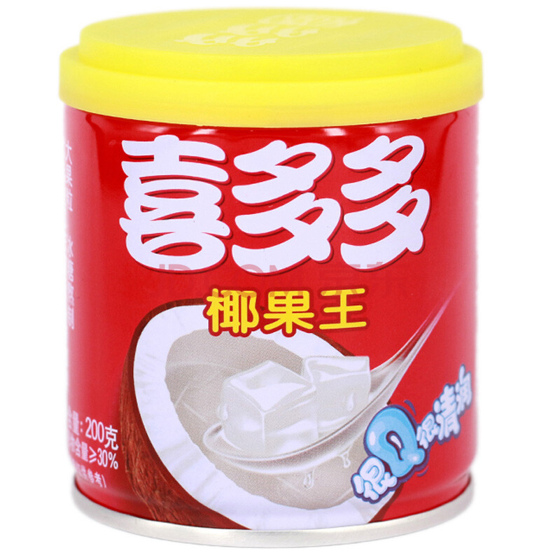 【京东超市】喜多多(xiduoduo)喜多多椰果王200g*12 整箱批发 水果