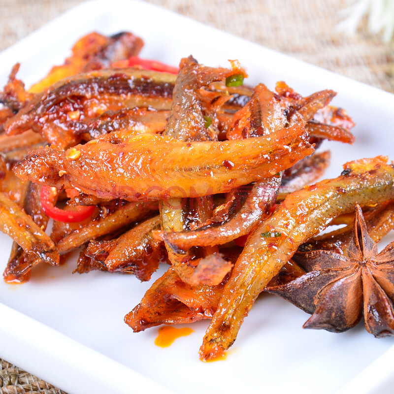 【京东超市】乡乡嘴 肉干肉铺 小鱼仔小汁鱼鱼片 酱汁味 258克/袋