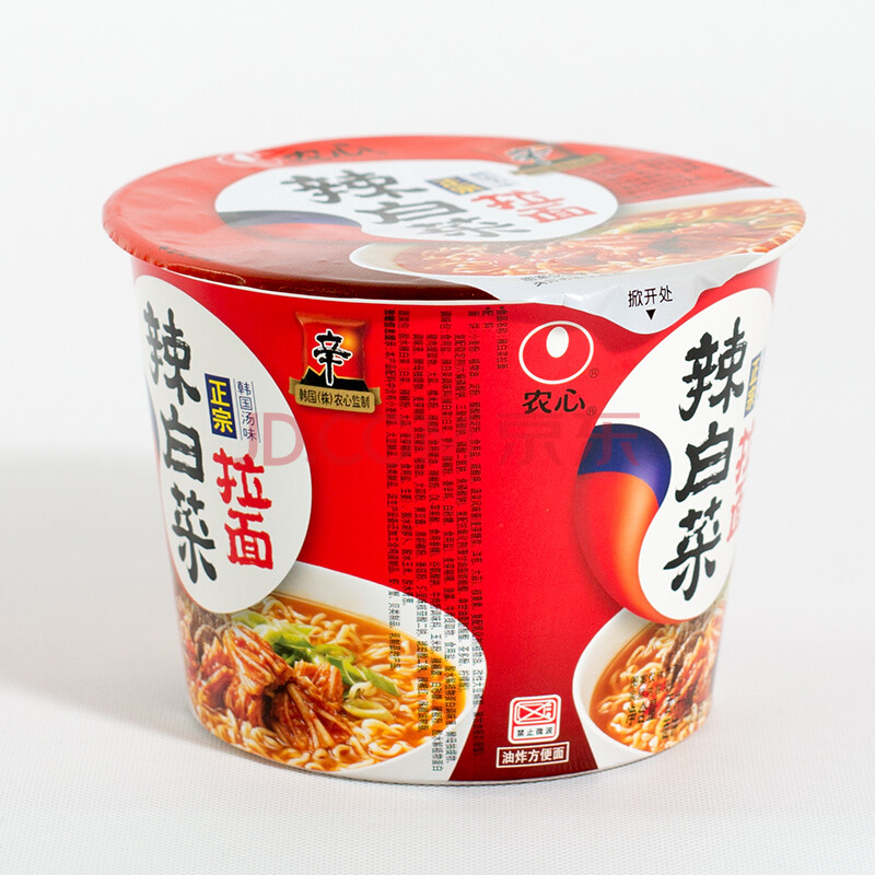 农心 方便面 辣白菜拉面 碗面 117g