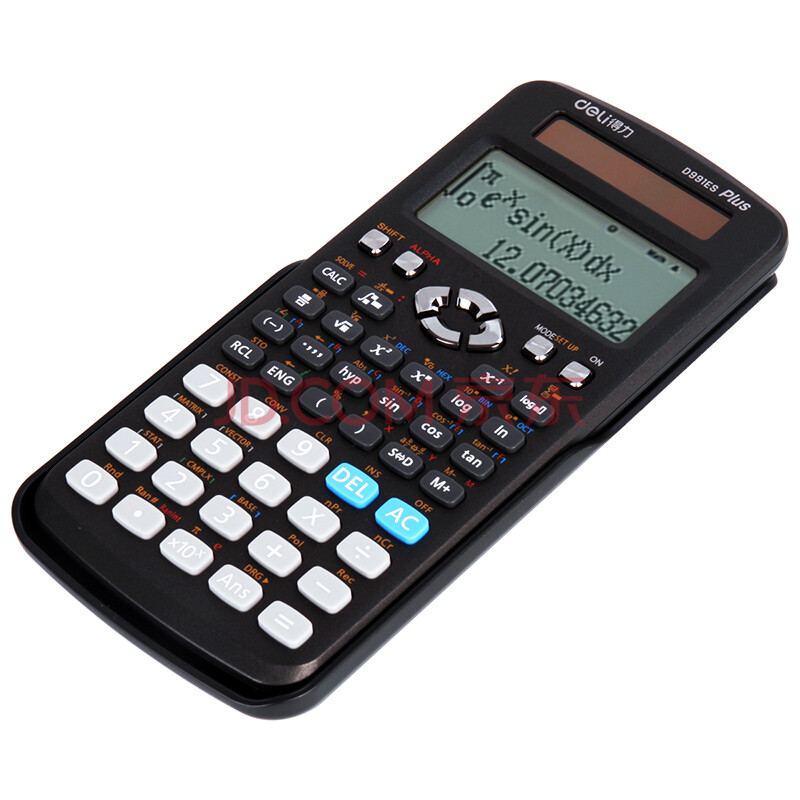 得力(deli)d991es 学生科学函数计算器 黑色
