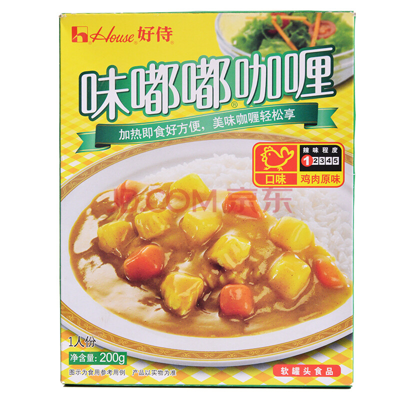 好侍house 味嘟嘟咖喱 鸡肉原味 200g